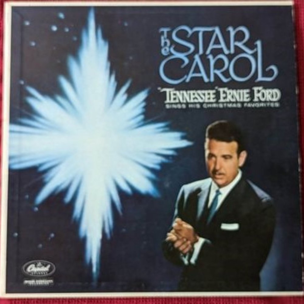 Vintage Tennessee Ernie Ford Vinyl LP - The Star Carol - Released 1958
